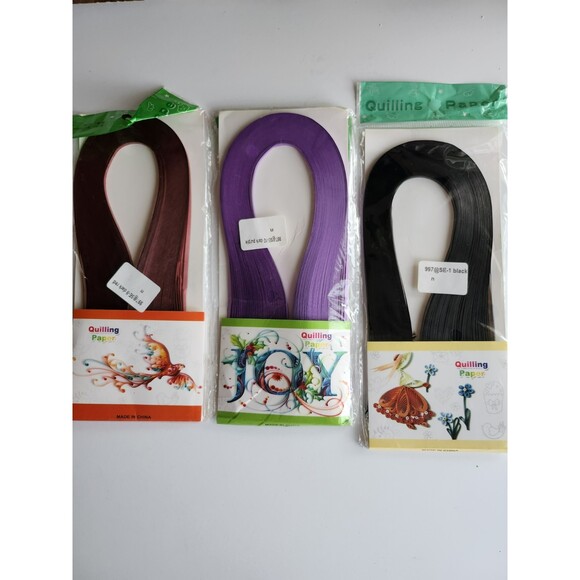 5 New Quilling Strip Packs B8 - Picture 3 of 3